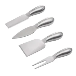 Zelancio Marble And Acacia Wooden Serving Cheese Board, 6 Piece Charcuterie Set Includes Stainless Steel Cheese Tools, Serving Paddle, Wood Cheese Knife Holder With Integrated Magnets