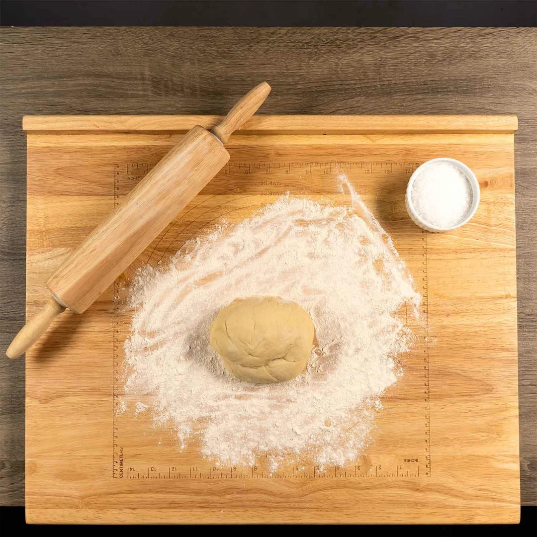 Zelancio HOME GOODS Reversible Wooden Pastry Board With 10-Inch Ruler, Includes, 9-Inch And 10-Inch Pie Template, With Front And Back Lip 6 Zelancio HOME GOODS Reversible Wooden Pastry Board With 10-Inch Ruler, Includes, 9-Inch And 10-Inch Pie Template, With Front And Back Lip