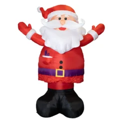 Holidayana Inflatable Santa Christmas Decoration With Built-In Fan And LED Lights