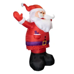Holidayana Inflatable Santa Christmas Decoration With Built-In Fan And LED Lights 6 Holidayana Inflatable Santa Christmas Decoration With Built-In Fan And LED Lights
