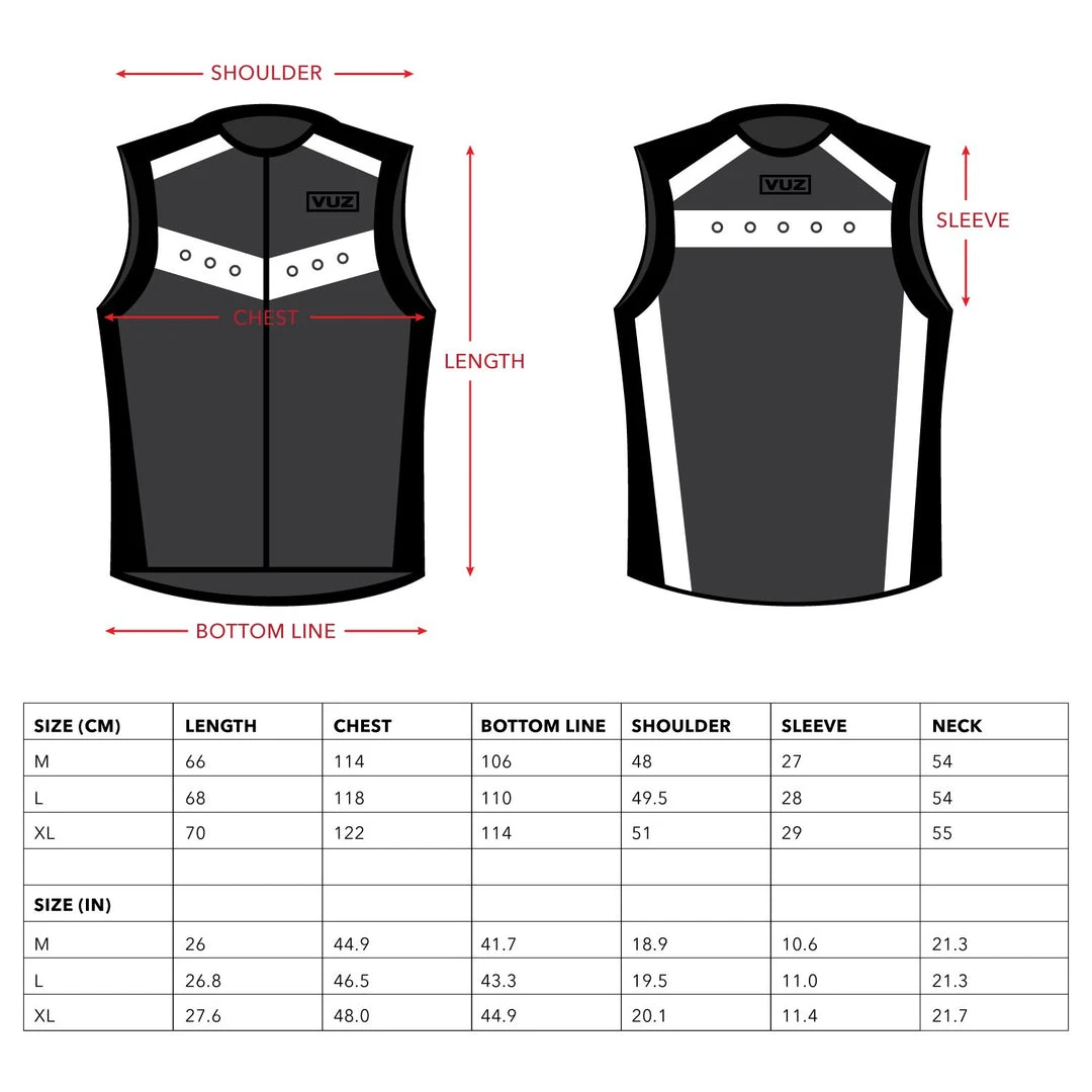 VuzMoto Fitness & Athletics LED Hi-Vis Running, Walking & Riding Vest 7 VuzMoto Fitness & Athletics LED Hi-Vis Running, Walking & Riding Vest