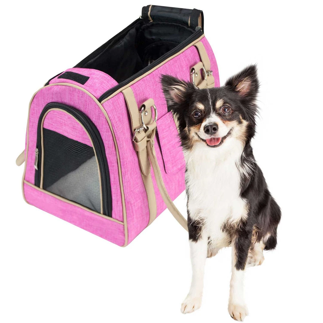 Frontpet Luxury Pink Pet Purse & Handbag