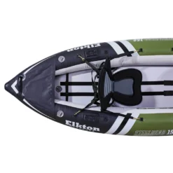 SPORTING GOODS Elkton Outdoors Steelhead Fishing Kayak, Inflatable Touring Angler