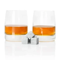 Atterstone Whiskey Cylinder Sail Boat Decanter Set