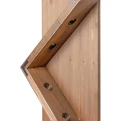 Atterstone Stylish Wooden Wall Mounted Wine Bottle Display Rack: Holds 6 Bottles 12 Atterstone Stylish Wooden Wall Mounted Wine Bottle Display Rack: Holds 6 Bottles