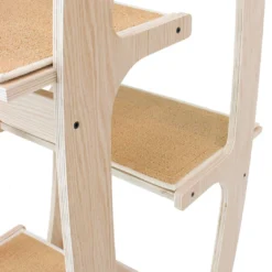 Frontpet Modern Wood Luxury Apex Cat Tree Tower PET SUPPLIES