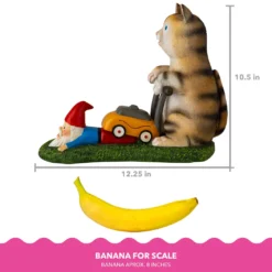 Holidayana Mow Your Gnome Yard Figure HOME GOODS