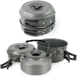 Winterial Camping Cookware And Pot Set SPORTING GOODS