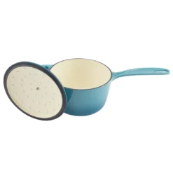 Zelancio 2 Quart Enameled Cast Iron Sauce Pan With Lid HOME GOODS