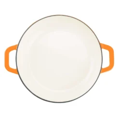 Zelancio HOME GOODS 3 Quart Enameled Cast Iron Casserole Dish With Lid