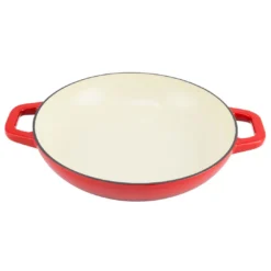 Zelancio HOME GOODS 3 Quart Enameled Cast Iron Casserole Dish With Lid