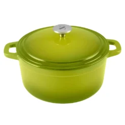 Zelancio 6 Quart Enameled Cast Iron Dutch Oven With Lid