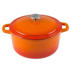 Zelancio 3 Quart Enameled Cast Iron Dutch Oven With Lid