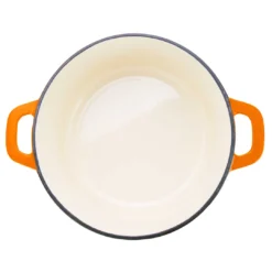 Zelancio 6 Quart Enameled Cast Iron Dutch Oven With Lid