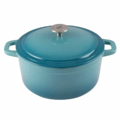 Zelancio 6 Quart Enameled Cast Iron Dutch Oven With Lid