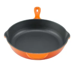 Zelancio 10 Inch Enameled Cast Iron Skillet 35 Zelancio 10 Inch Enameled Cast Iron Skillet