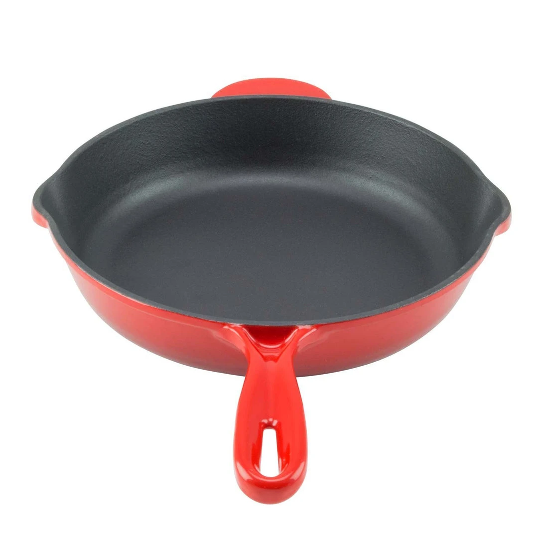 Zelancio 10 Inch Enameled Cast Iron Skillet 11 Zelancio 10 Inch Enameled Cast Iron Skillet