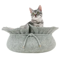 Frontpet Stylish Felt Cat Bed