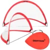 Driftsun Portable Pop Up Soccer Goal Set For Backyard And Practice Play, 2 Nets And 1 Carry Bag