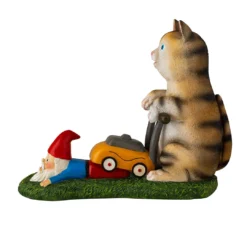 Holidayana Mow Your Gnome Yard Figure HOME GOODS