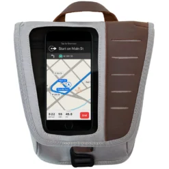 VuzMoto VEHICLE ACCESSORIES Mini Tank Bag With Phone Window, Magnetic Mounting System, Multiple Compartments And Leather Finish