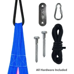 Driftsun Kids Indoor And Outdoor Hammock Pod Package, Green Trim