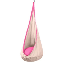 Driftsun Kids Indoor And Outdoor Hammock Pod Package, Green Trim