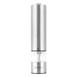 Zelancio HOME GOODS Electric Salt And Pepper Or Spice Grinder Set, Battery Operated Powered One Touch Grind Peppermill, Set Of 2 Mills