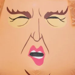 Holidayana Inflatable Baby Donald Trump, POTUS, President, Tweeter In Chief With Flapping Toupee With Built In Fan And LED Lights HOME GOODS