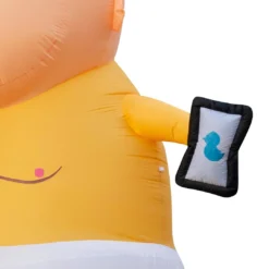 Holidayana Inflatable Baby Donald Trump, POTUS, President, Tweeter In Chief With Flapping Toupee With Built In Fan And LED Lights HOME GOODS