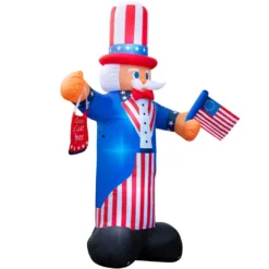 Holidayana® Inflatable 4th Of July Uncle Sam Decoration With Built-In Fan And LED Lights HOME GOODS 7 Holidayana® Inflatable 4th Of July Uncle Sam Decoration With Built-In Fan And LED Lights HOME GOODS