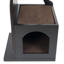 Frontpet PET SUPPLIES Stylish Wood Cat Tree Tower 9 Frontpet PET SUPPLIES Stylish Wood Cat Tree Tower