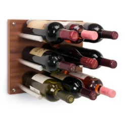 Atterstone HOME GOODS Wall Mounted Wine Rack